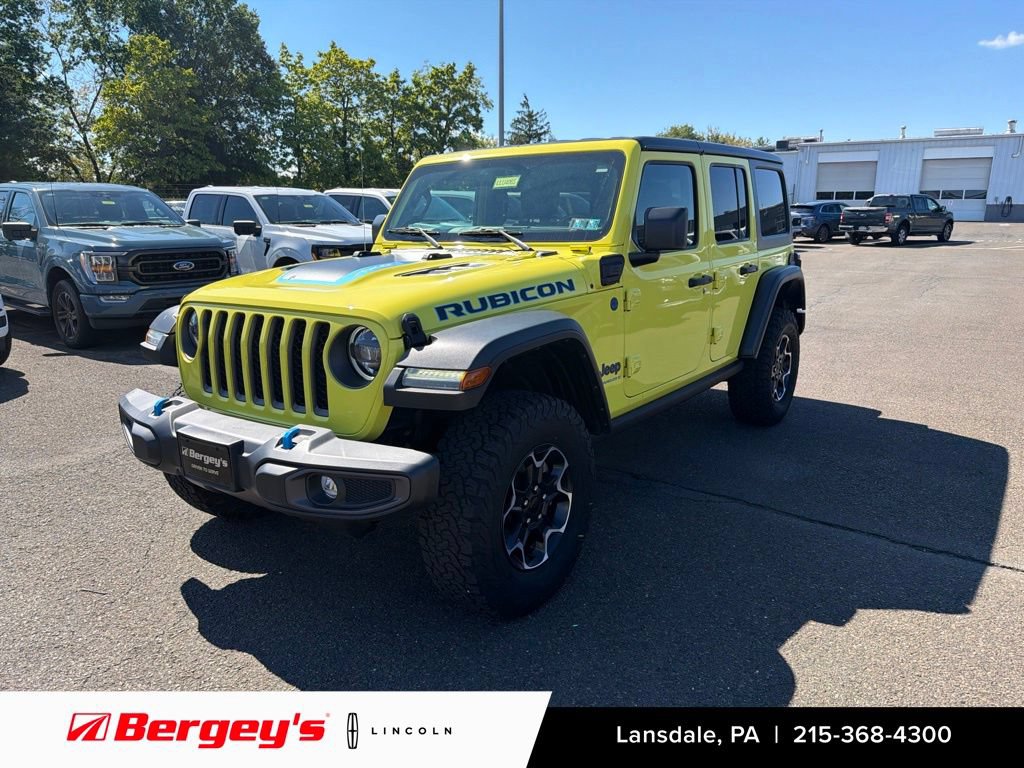 Used 2023 Jeep Wrangler Unlimited Rubicon 4xe w/ Cold Weather Group AWD/4WD image 1