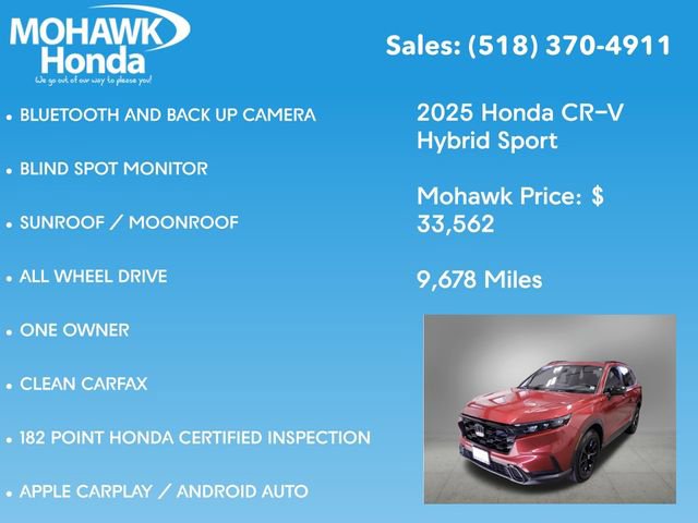 Certified 2025 Honda CR-V Sport image 7