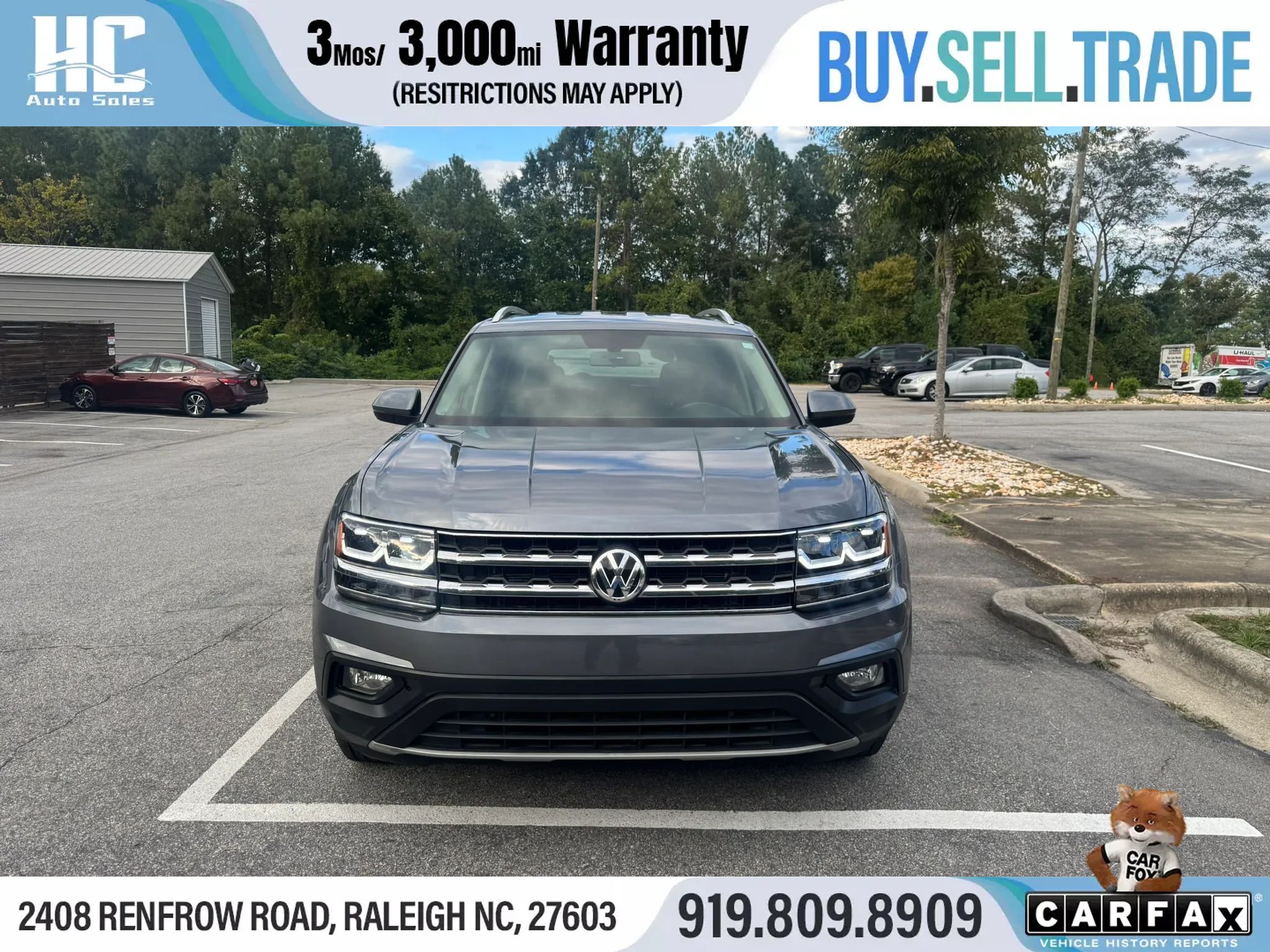 Used 2019 Volkswagen Atlas SE FWD image 8