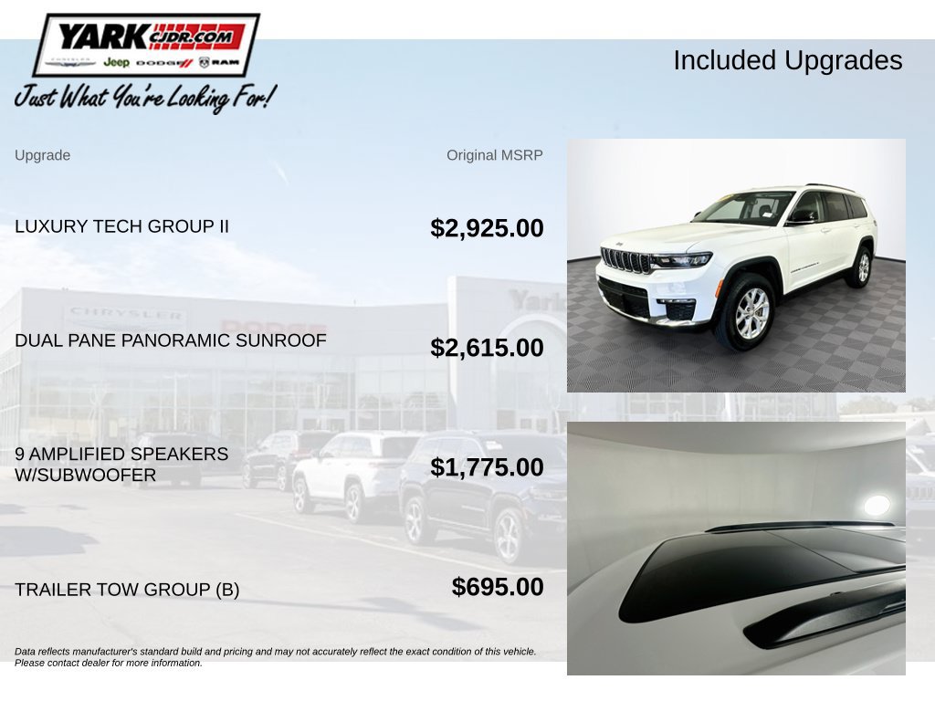 Certified 2023 Jeep Grand Cherokee L Limited w/ Luxury Tech Group II AWD/4WD image 5