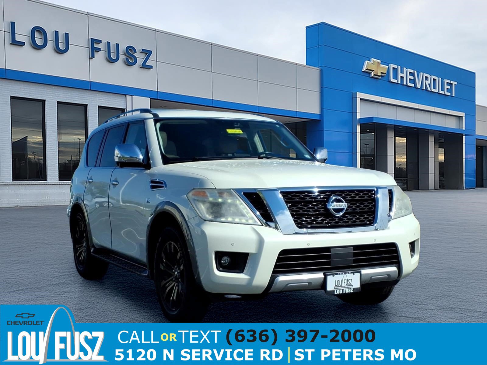 Used 2018 Nissan Armada Platinum w/ Captain Seat Package AWD/4WD image 1