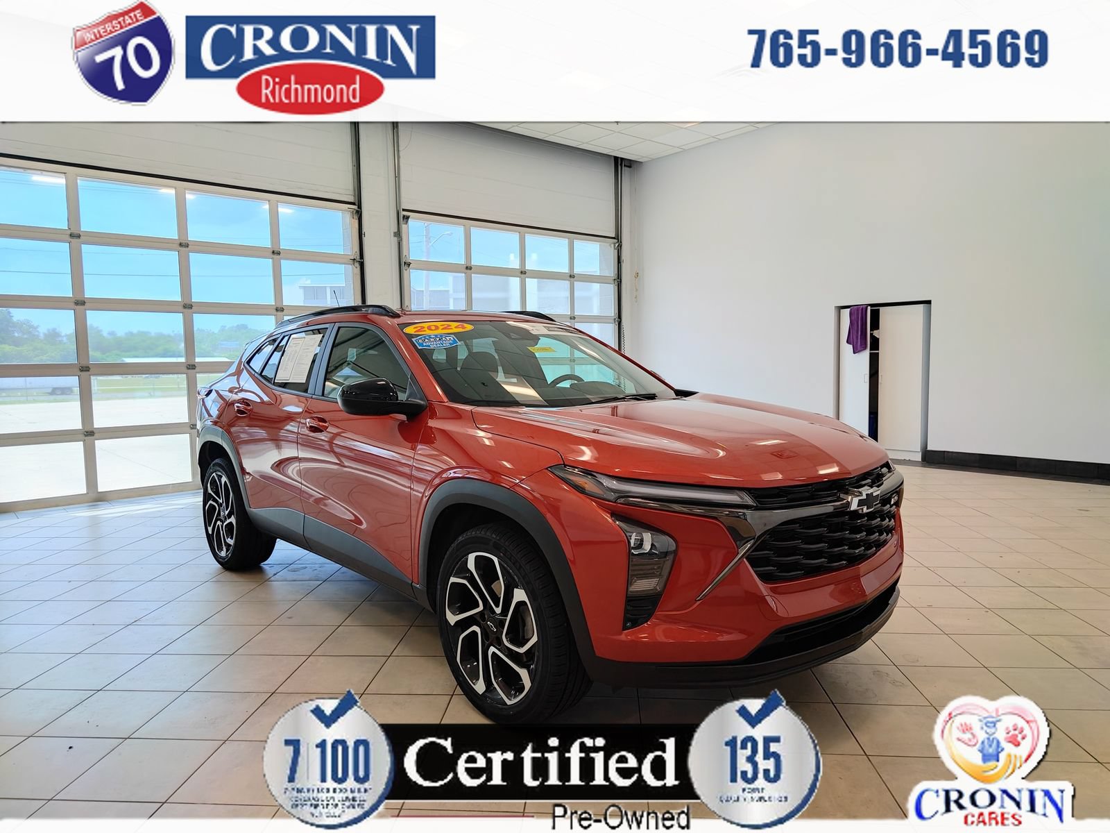 Used 2024 Chevrolet Trax RS w/ Sunroof Package
