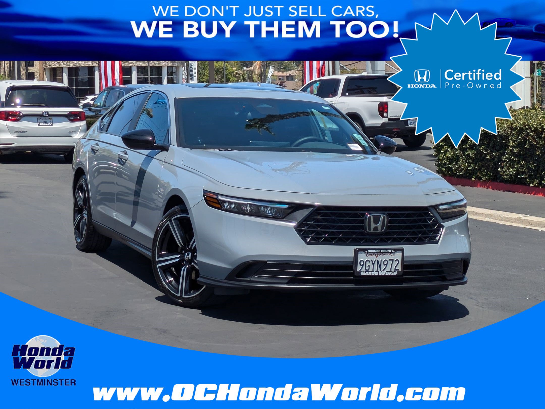 Certified 2023 Honda Accord Sport