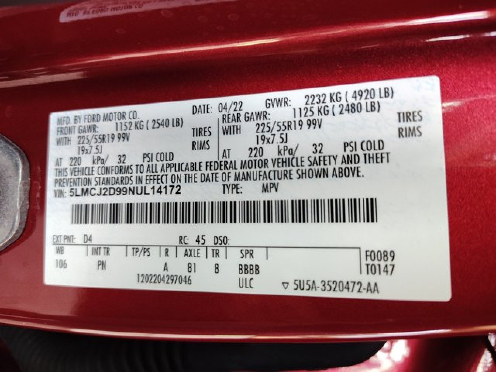 Used 2022 Lincoln Corsair Reserve w/ Equipment Group 201A AWD/4WD image 23