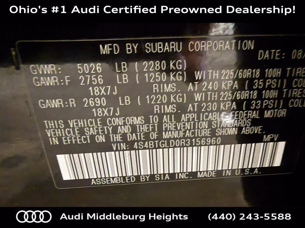 Used 2024 Subaru Outback Onyx Edition XT AWD/4WD image 40