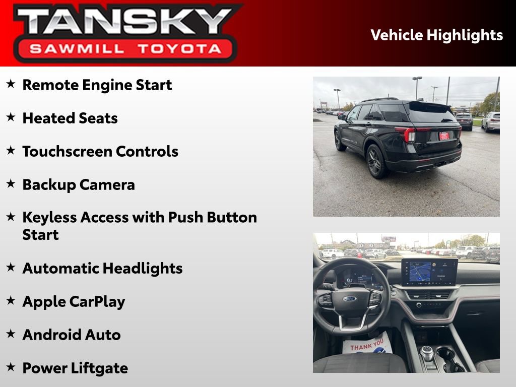 Used 2025 Ford Explorer ST-Line w/ ST-Line Street Pack image 10