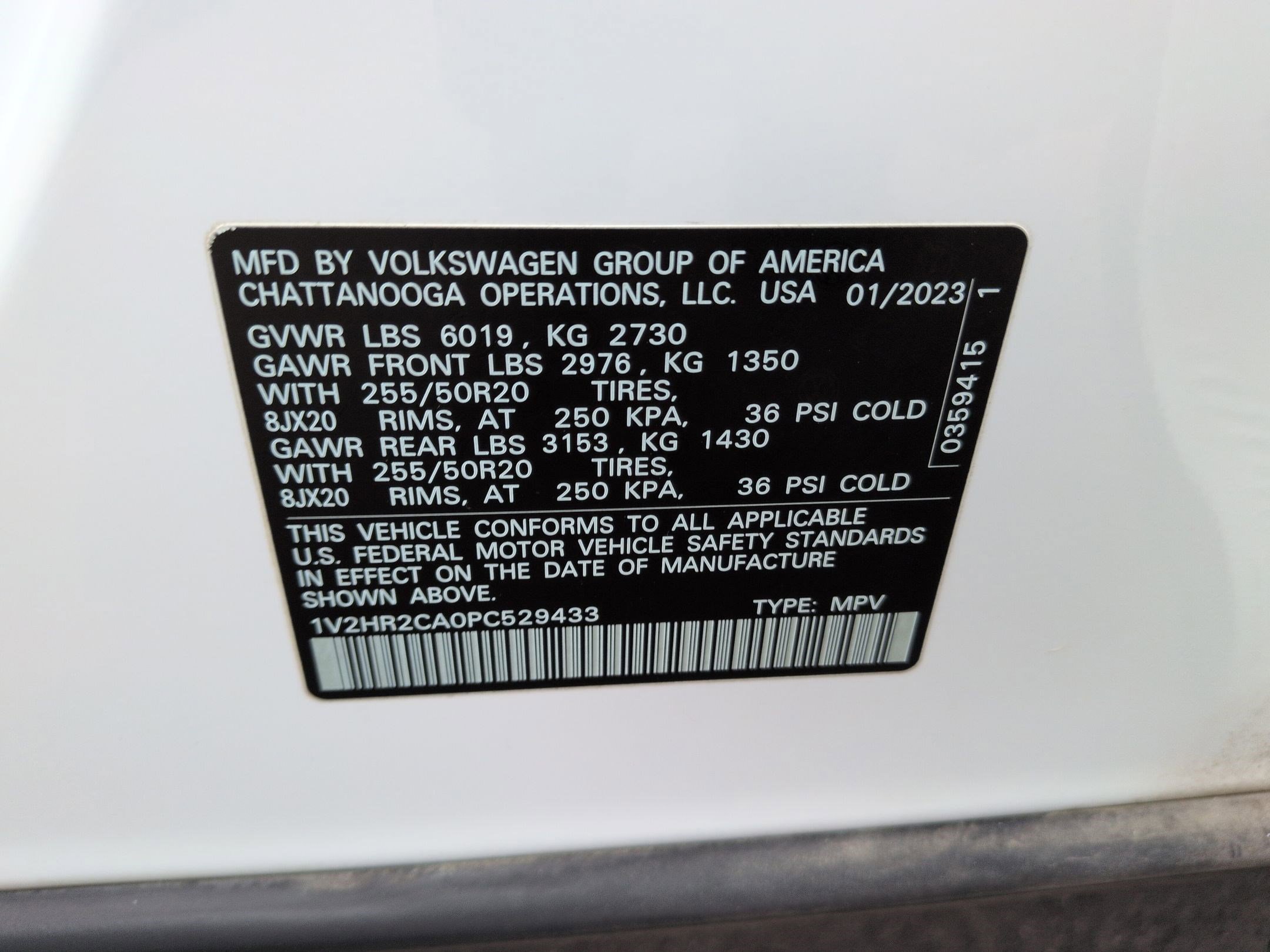 Used 2023 Volkswagen Atlas SE image 36