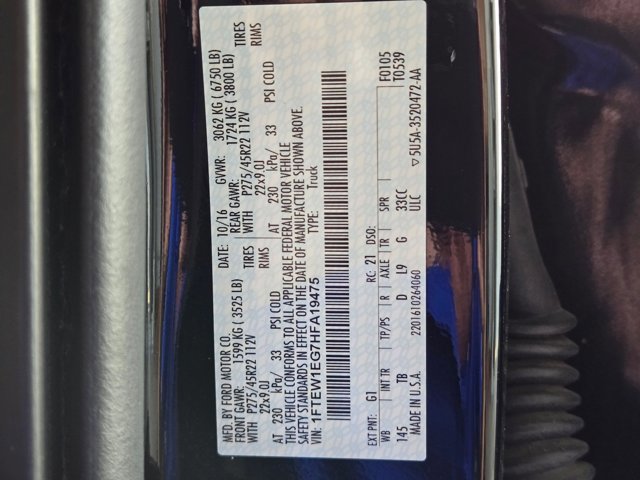 Used 2017 Ford F150 Limited w/ Trailer Tow Package AWD/4WD image 21