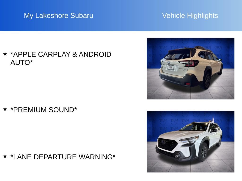 Certified 2024 Subaru Outback Onyx Edition XT AWD/4WD image 7