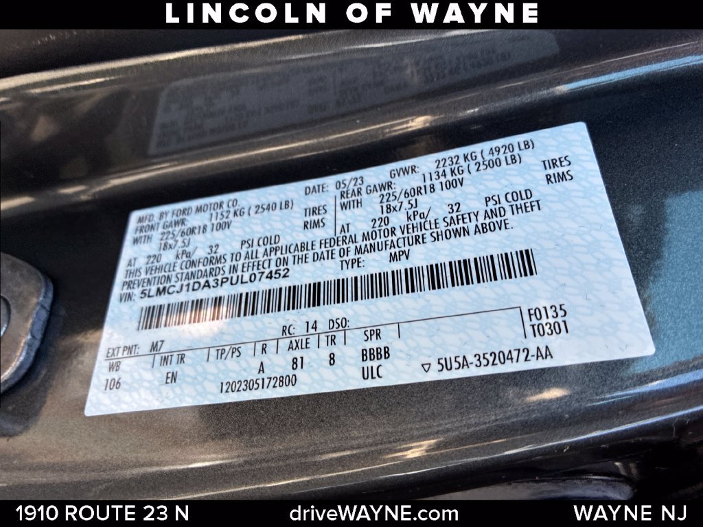 Certified 2023 Lincoln Corsair AWD image 29