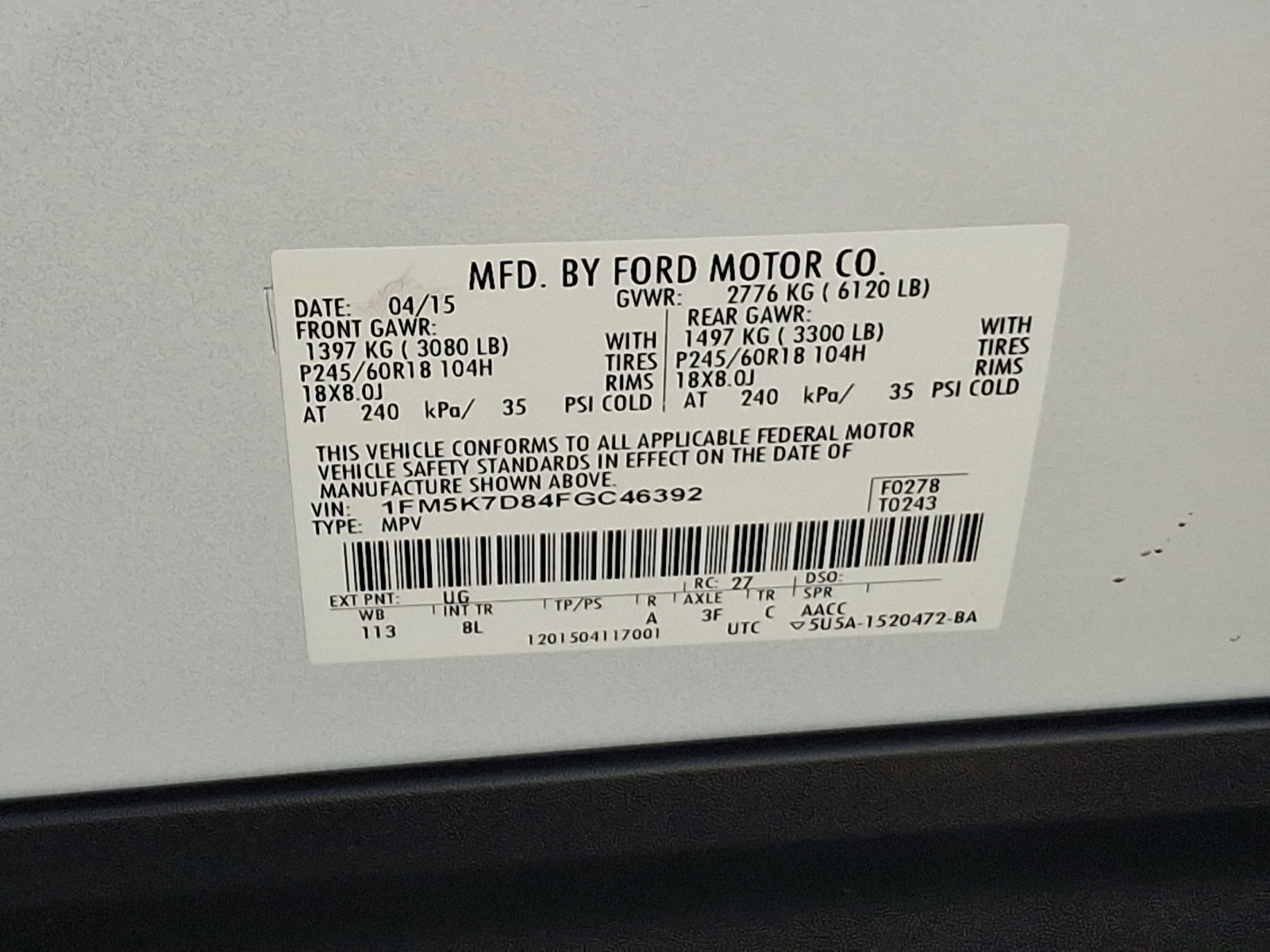 Used 2015 Ford Explorer XLT image 26