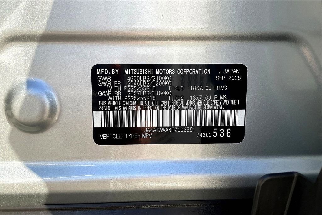New 2026 Mitsubishi Eclipse Cross SE AWD/4WD image 12