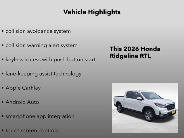 New 2026 Honda Ridgeline RTL image 10