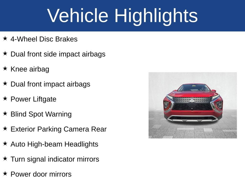 Used 2025 Mitsubishi Eclipse Cross SE AWD/4WD image 4