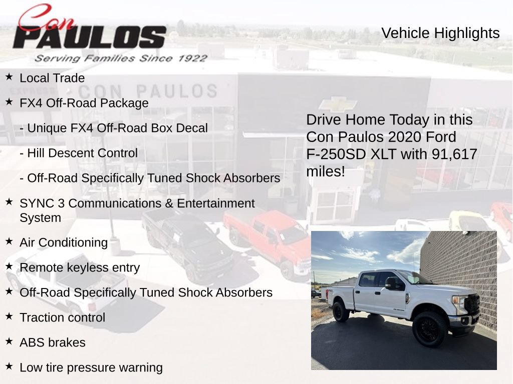 Used 2020 Ford F250 XLT w/ XLT Value Package AWD/4WD image 7