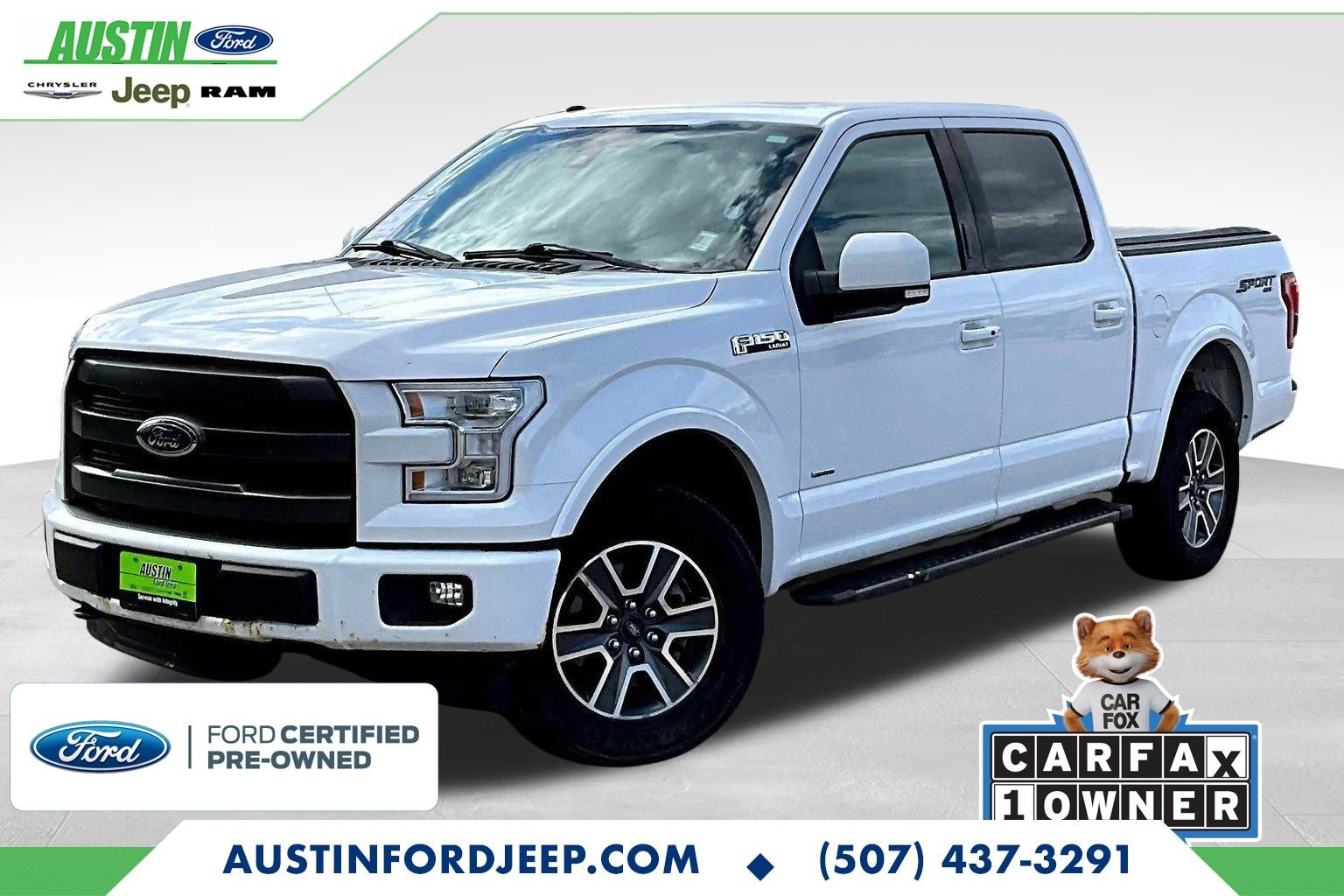 Certified 2017 Ford F150 Lariat w/ Equipment Group 502A Luxury
