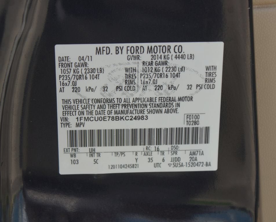 Used 2011 Ford Escape Limited FWD image 18