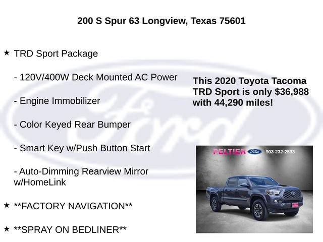Used 2020 Toyota Tacoma TRD Sport AWD/4WD image 5