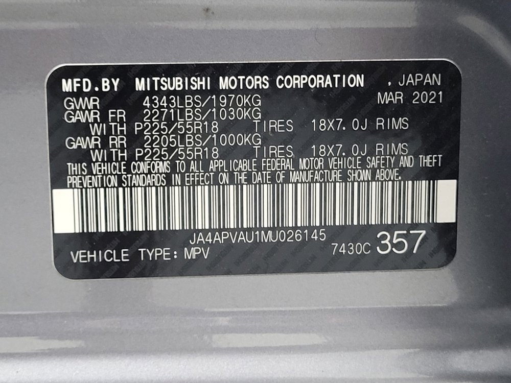 Used 2021 Mitsubishi Outlander Sport SE FWD image 33