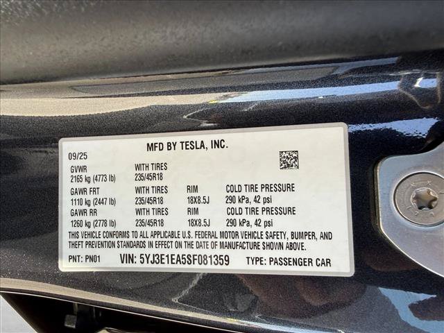 Used 2025 Tesla Model 3 Long Range RWD image 26
