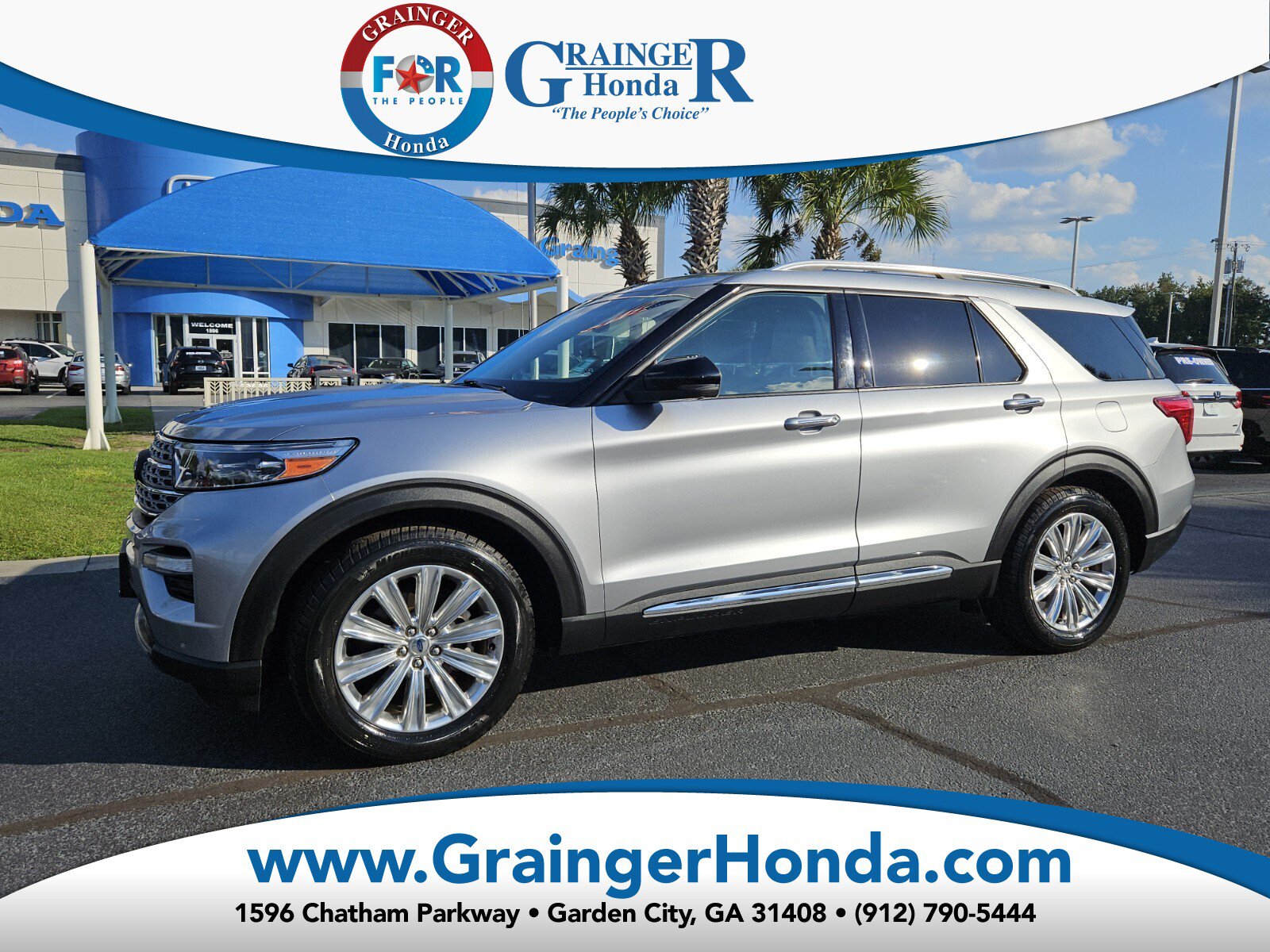 Used 2020 Ford Explorer Limited w/ Class III Trailer Tow Package RWD image 1
