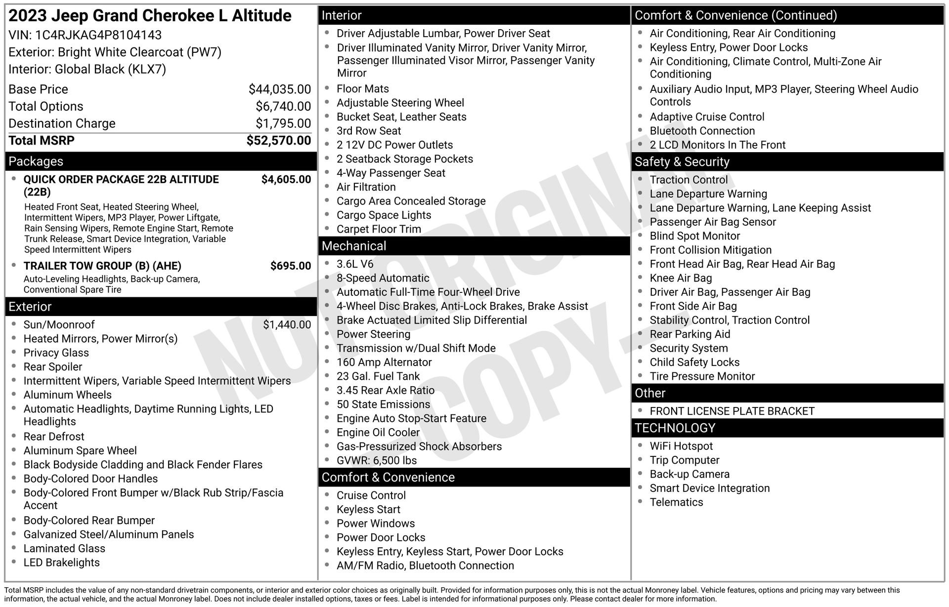 Used 2023 Jeep Grand Cherokee L Laredo image 4