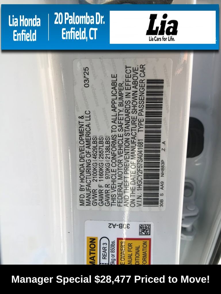 Certified 2025 Honda Accord Sport image 17