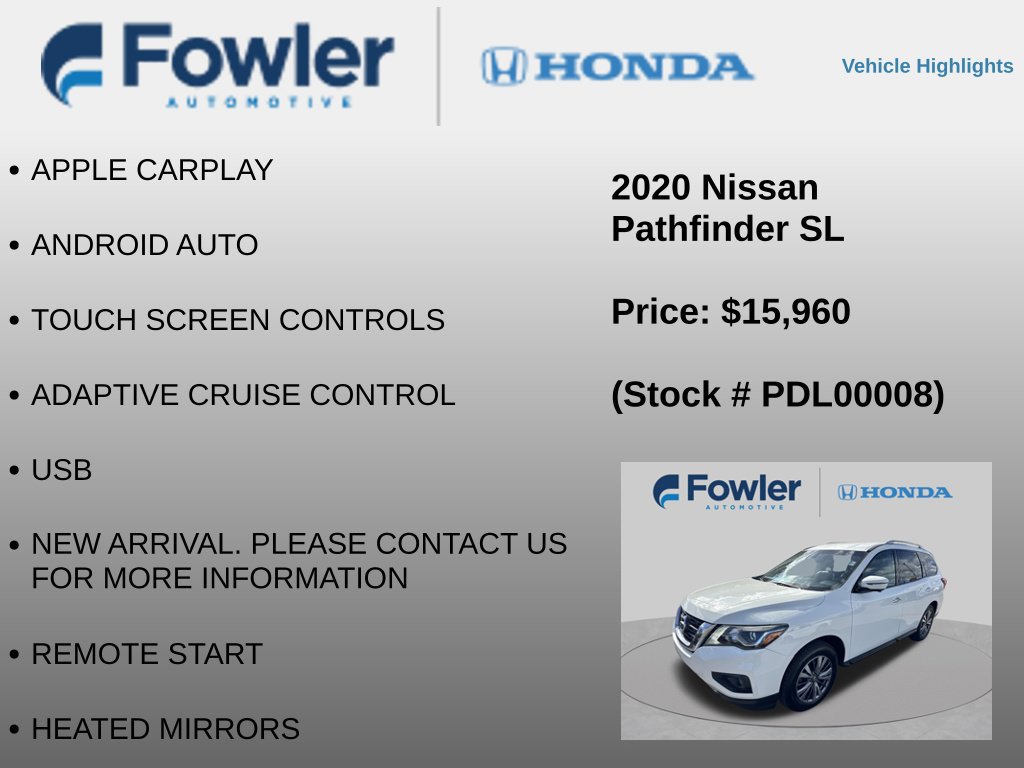 Used 2020 Nissan Pathfinder SL AWD/4WD image 8
