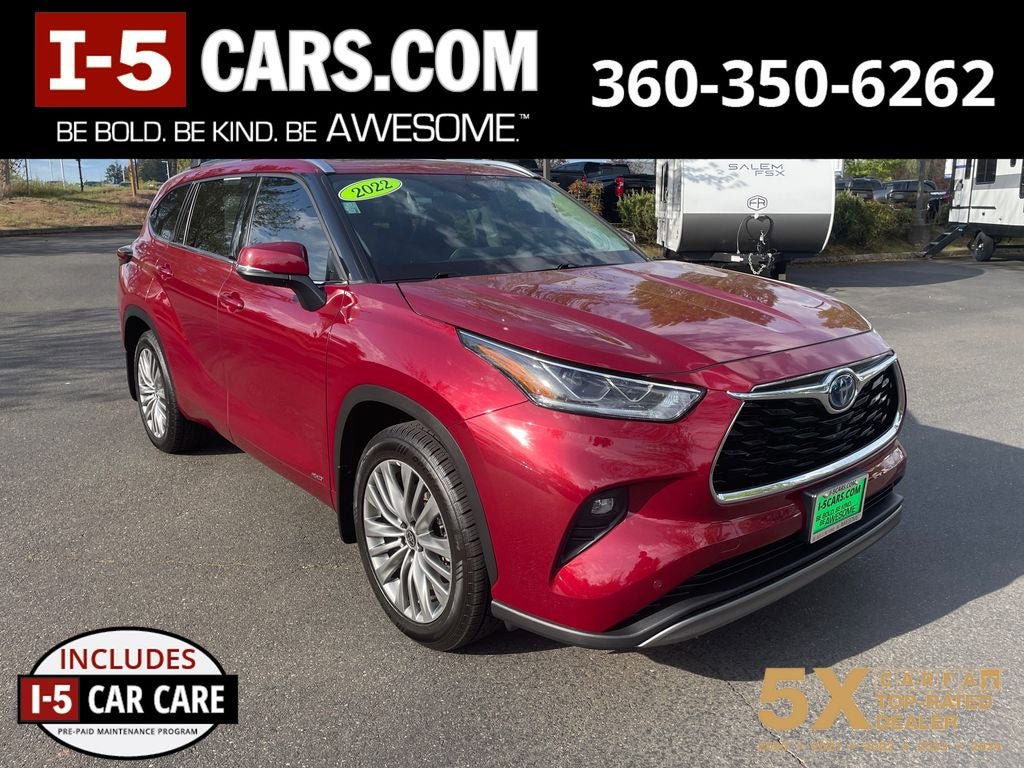 Used 2022 Toyota Highlander Platinum AWD/4WD video 1