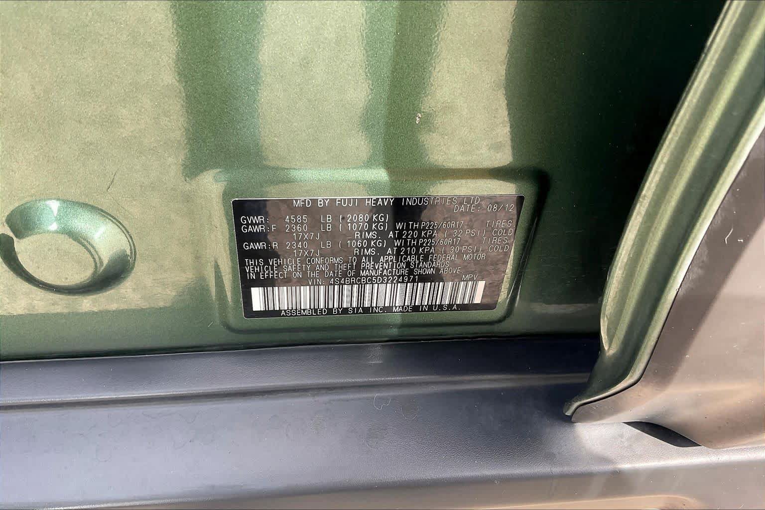Used 2013 Subaru Outback 2.5i Premium AWD/4WD image 33