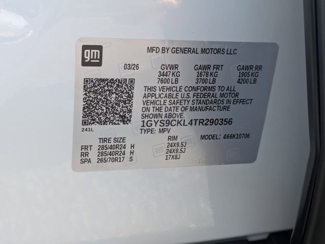 New 2026 Cadillac Escalade Luxury w/ LPO, Radiant Package AWD/4WD image 39