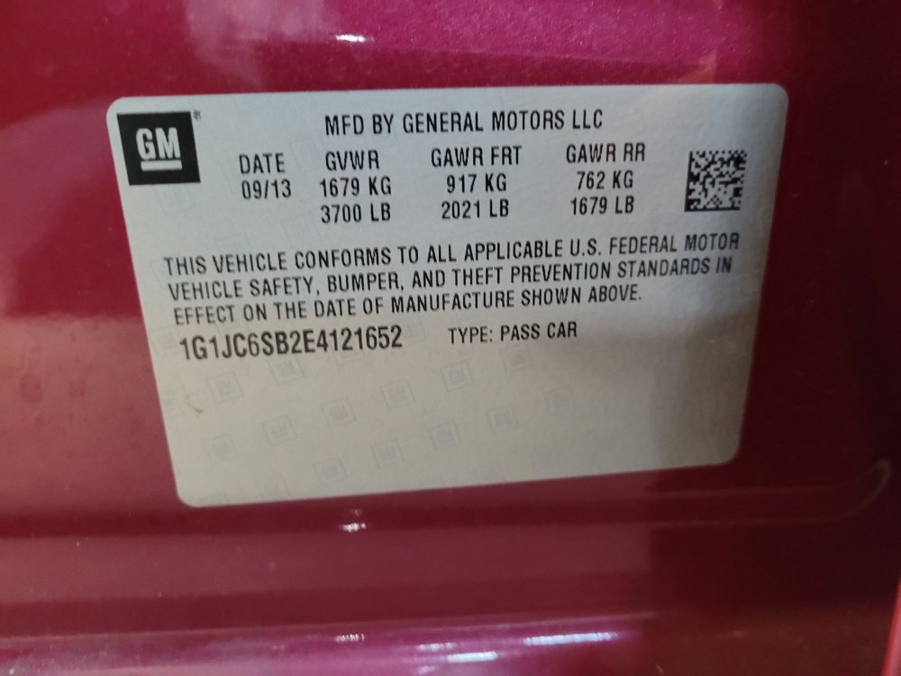 Used 2014 Chevrolet Sonic LT w/ LT Promotional Package image 33