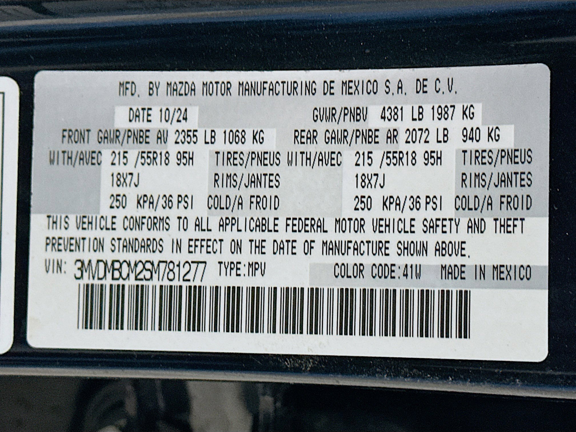 Used 2025 MAZDA CX-30 AWD 2.5 S w/ Preferred Package image 12