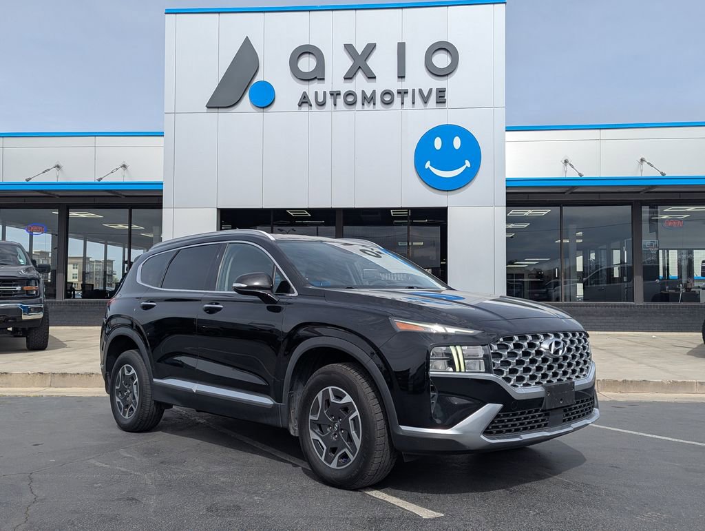 Used 2021 Hyundai Santa Fe Blue AWD/4WD image 1