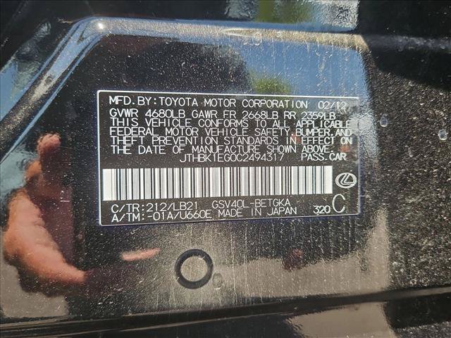 Used 2012 Lexus ES 350 FWD image 17