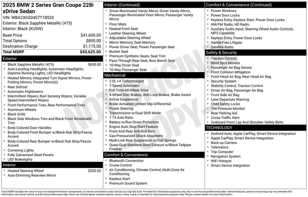 Used 2025 BMW 228i xDrive image 20