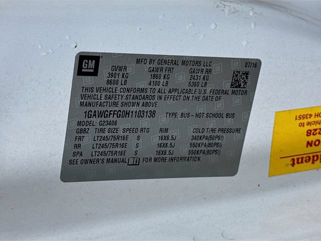 Used 2017 Chevrolet Express 2500 LT w/ LT Preferred Equipment Group RWD image 29