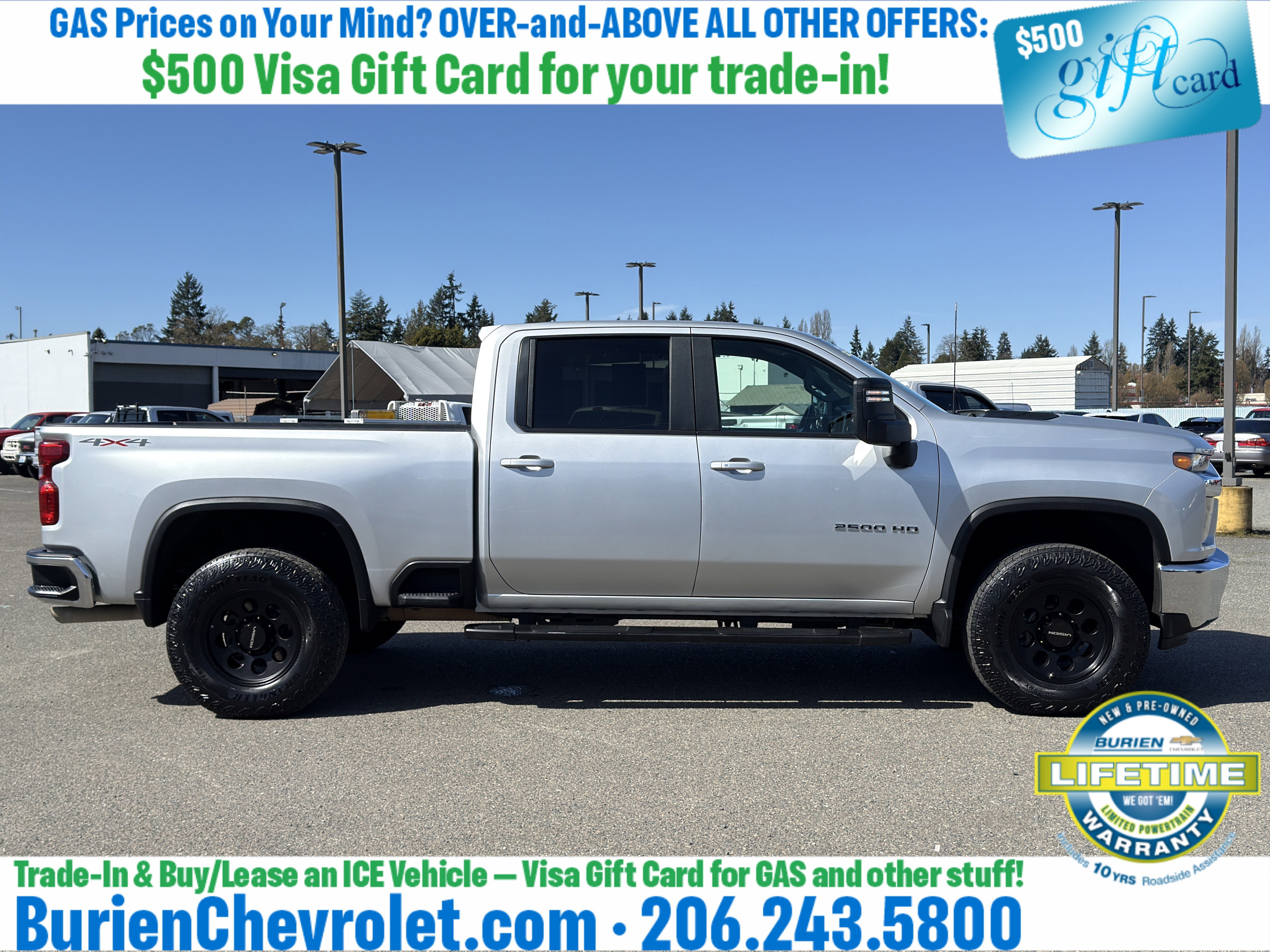 Used 2022 Chevrolet Silverado 2500 LT w/ Convenience Package AWD/4WD image 6
