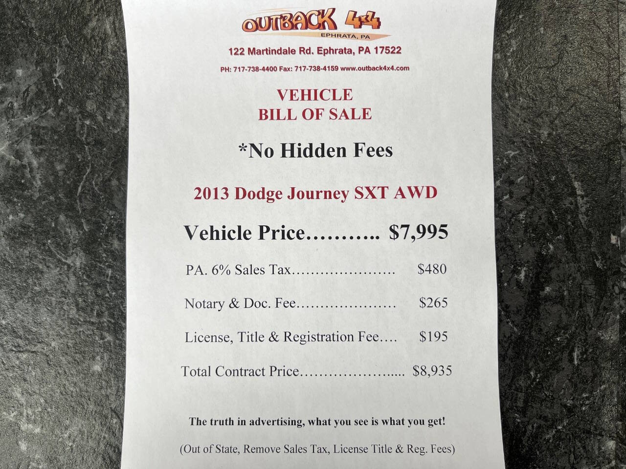 Used 2013 Dodge Journey SXT w/ Flexible Seating Group image 2