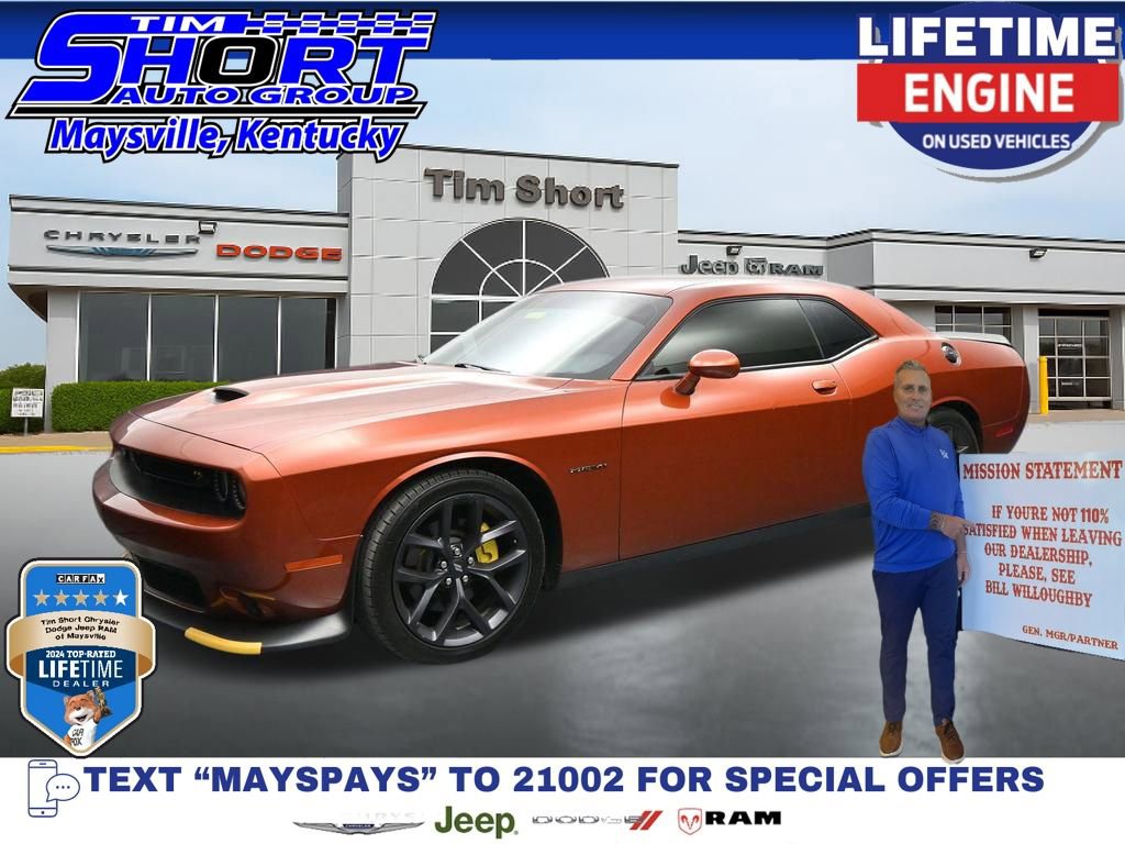 Used 2020 Dodge Challenger R/T w/ Blacktop Package RWD image 1