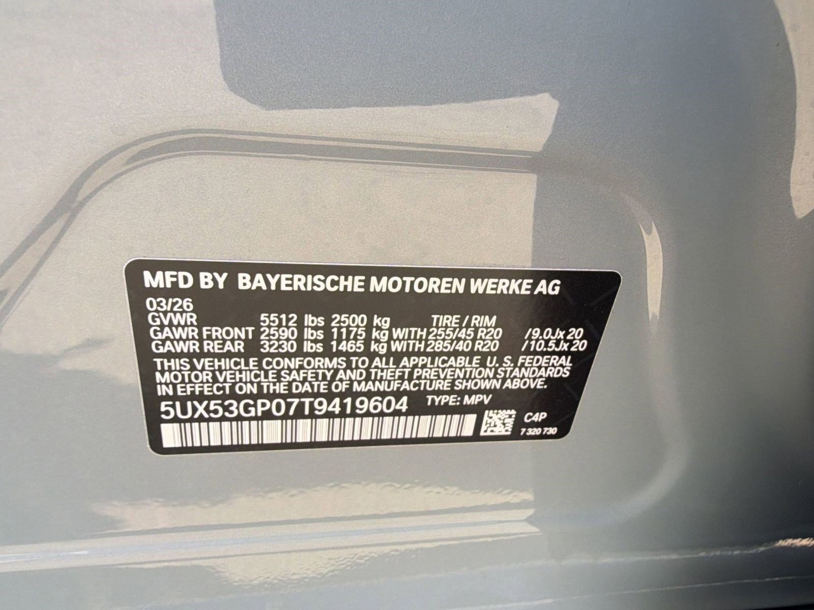 New 2026 BMW X3 xDrive30 w/ M Sport Package image 19