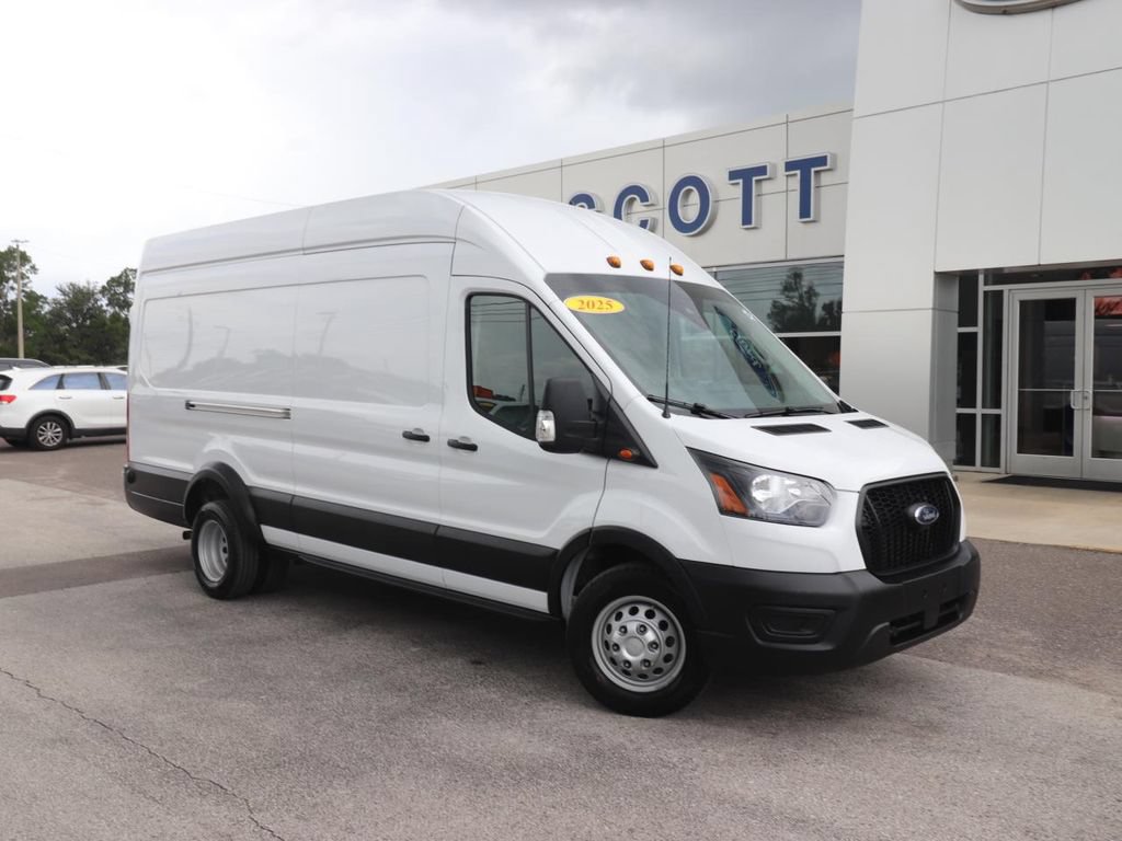 Certified 2025 Ford Transit 350 148 High Roof Extended DRW w/ Interior Upgrade Package AWD/4WD image 2