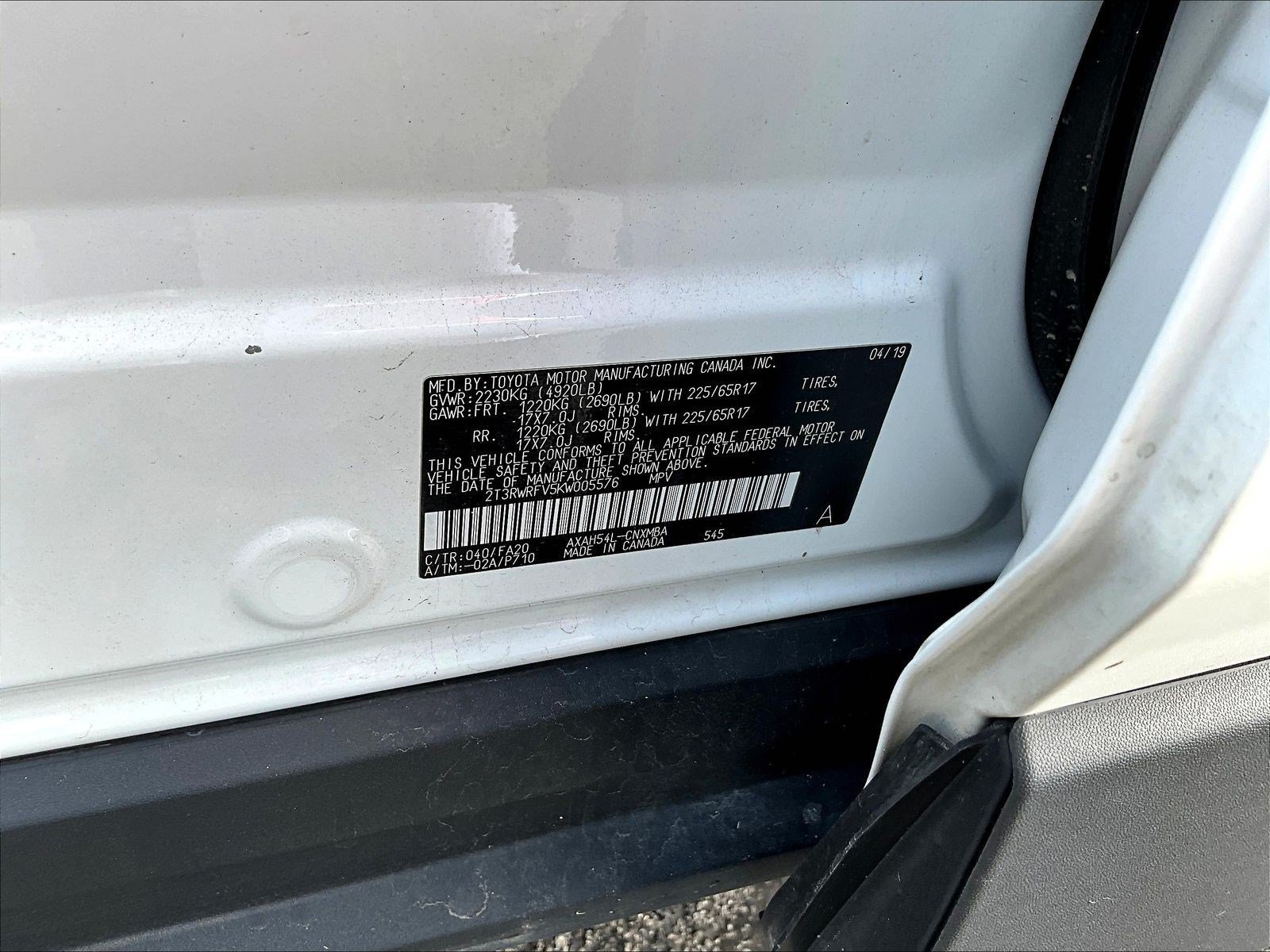 Used 2019 Toyota RAV4 XLE w/ Convenience Package AWD/4WD image 17