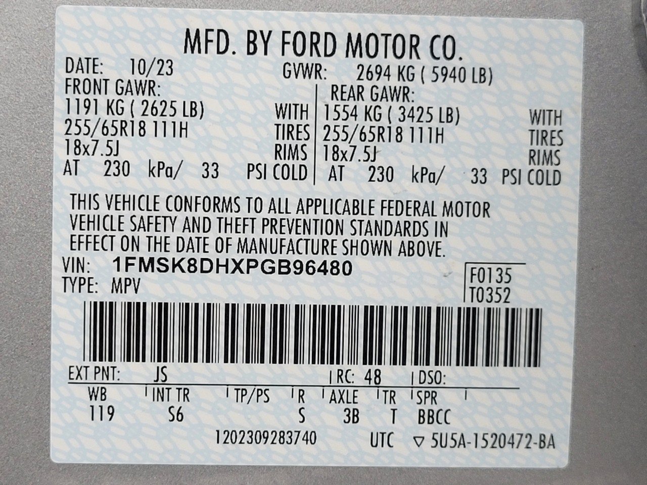 Used 2023 Ford Explorer XLT w/ Equipment Group 202A image 30