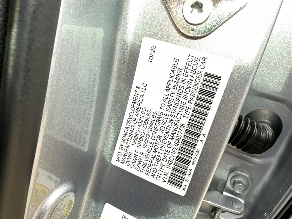 New 2025 Honda Accord LX image 31