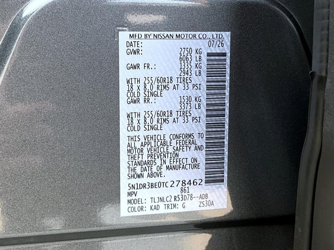 New 2026 Nissan Pathfinder SV AWD/4WD image 28