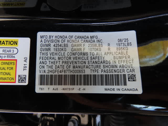 Certified 2026 Honda Civic Sport Touring image 31