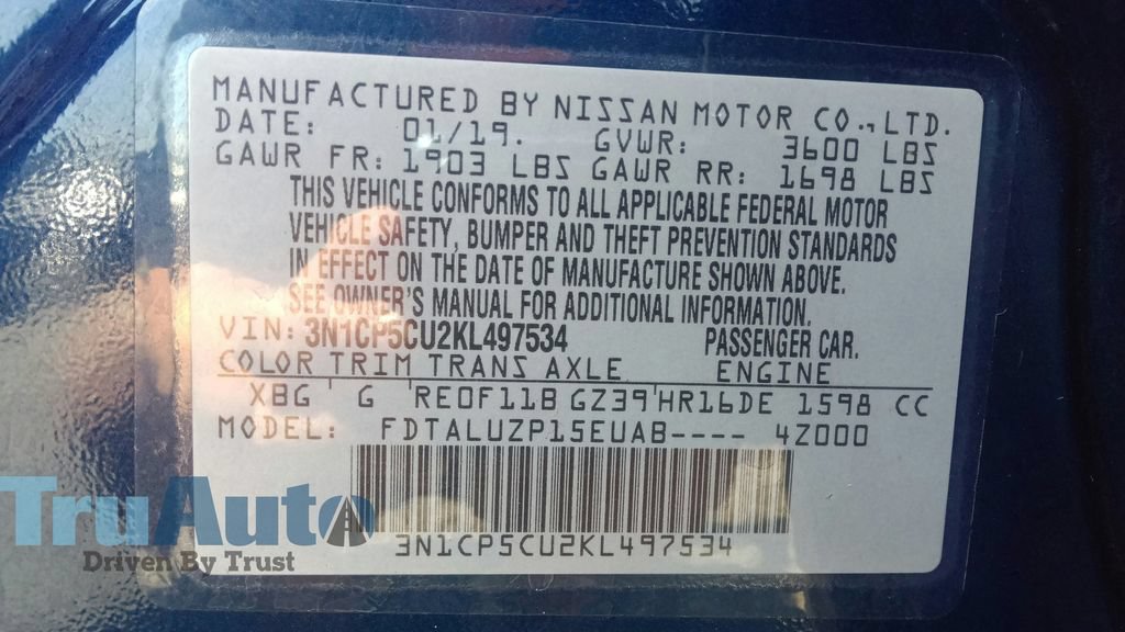 Used 2019 Nissan Kicks SR w/ SR Premium Package FWD image 21