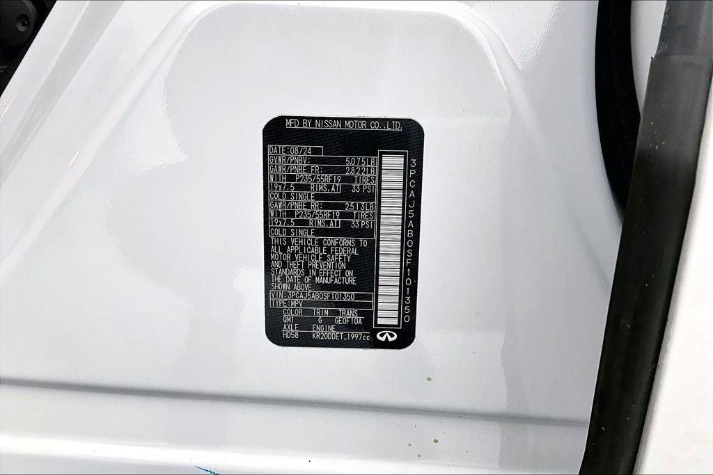 Certified 2025 INFINITI QX50 Pure image 43