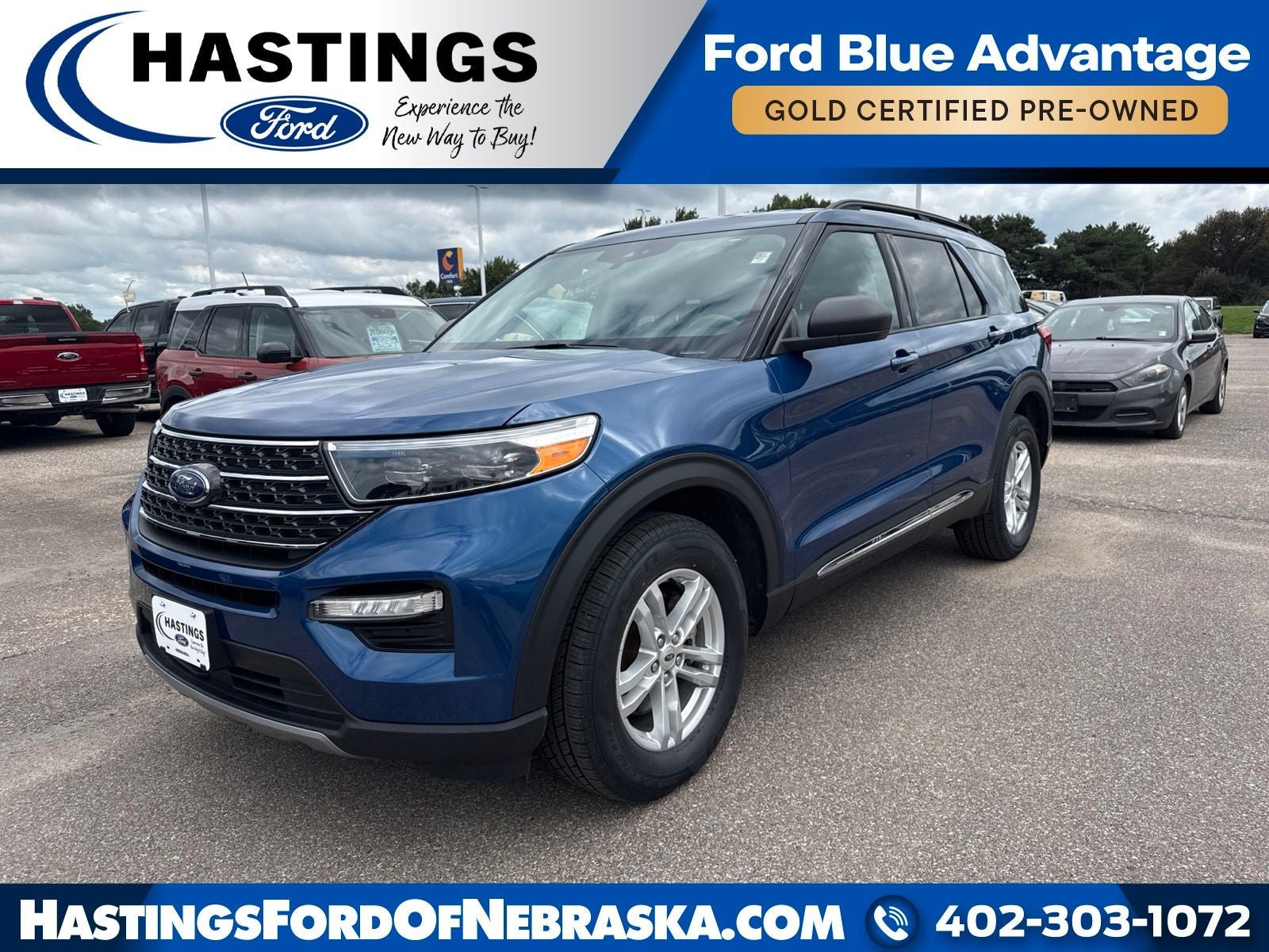Certified 2023 Ford Explorer XLT w/ Equipment Group 202A AWD/4WD image 1